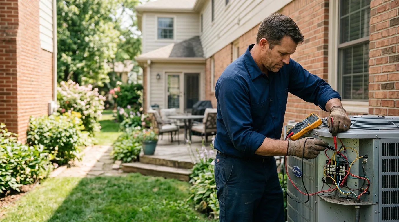 HVAC technician working near Paragon, IN
